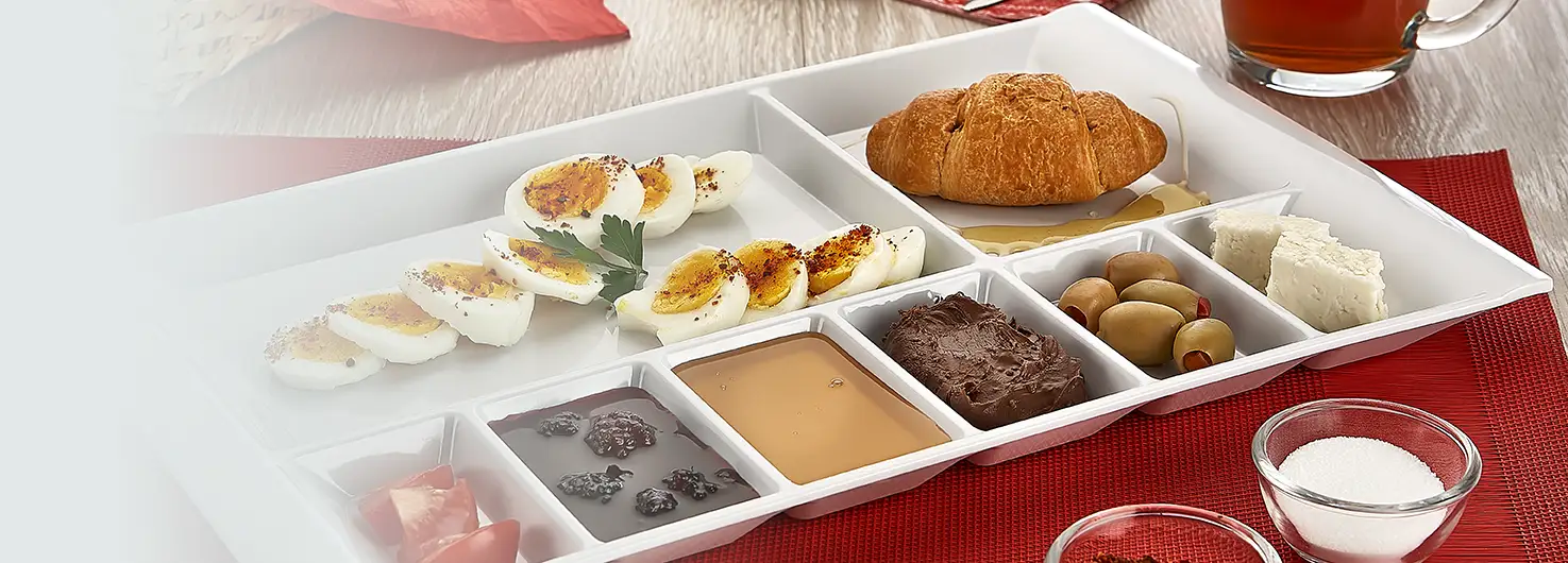 Külsan: Bölmeli tepsilerde dayanıklı ve pratik çözümler.