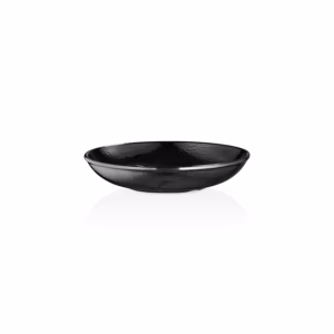 Külsan 11623.BL Tilda siyah parlak kırılmaz melamin çukur tabak (23 cm, 1 Lt).