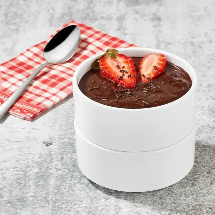 1311.PW -  Beyaz Kase 10 cm Thermoset Melamin - Görsel 3