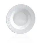 8220.CW -  12'li Kplus  Krem Beyaz Çukur Tabak Seti 20 cm, Thermoset Melamin