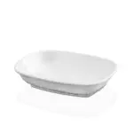 8417.CW -  12'li Kplus  Krem Beyaz Dikdörtgen Tabak Seti 17x12,5 cm, Thermoset Melamin