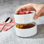 1311.PW -  Beyaz Kase 10 cm Thermoset Melamin - Görsel 4