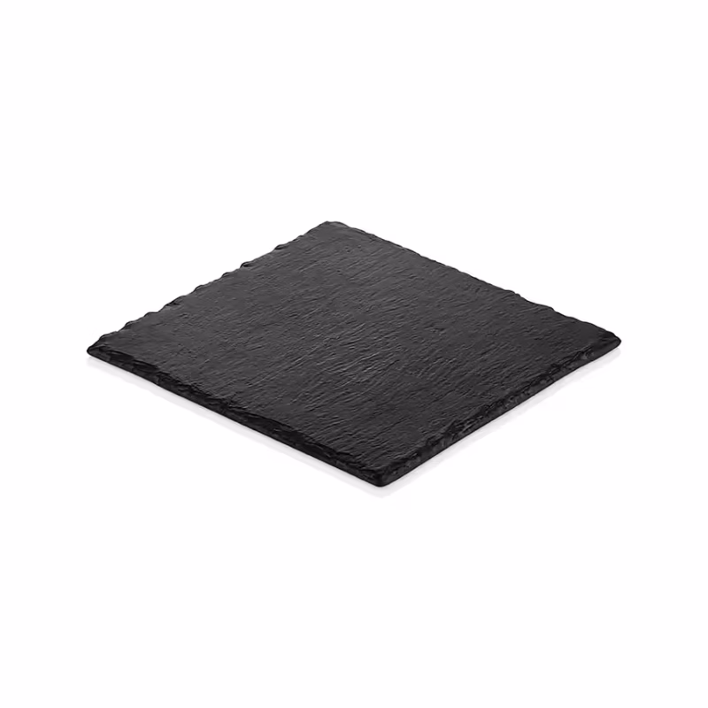 "Kulsan 47225.BL Siyah Arduvaz Efektli Kare Slate Efct Kare Pano Melamin Sunum Panosu 25cm."