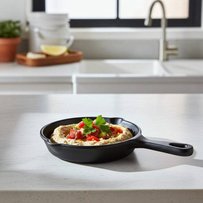 44011.BL - Terra  Siyah Mezelik Ramekin Seti 12 cm, Thermoset Melamin - Görsel 1