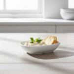 3414.PW -  Beyaz Kare Kayık Tabak Seti 14,4x10,5 cm Thermoset Melamin