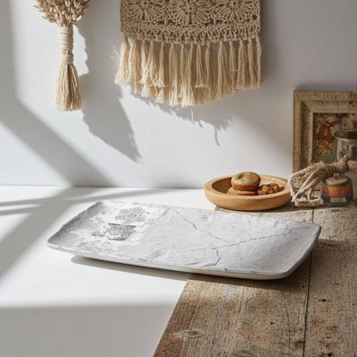 41013.PAT - Polaris Patara  Dikdörtgen Tabak Seti 17,6X32,5 Cm, Thermoset Melamin - Görsel 1