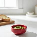 1306.R -  Kırmızı Minimal Kase 6 cm, Thermoset Melamin