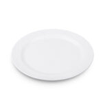 8126.CW - Kplus  Krem Beyaz Yuvarlak Tabak Seti 26 cm, Thermoset Melamin