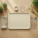 37x53 cm Kırılmaz Fiber Polyester Tepsi 3753.FP