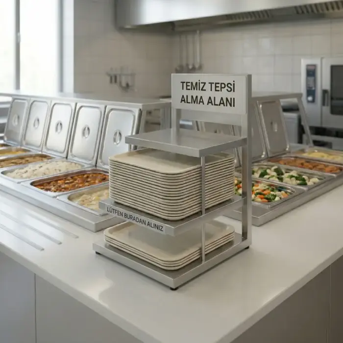 37x53 cm Kırılmaz Fiber Polyester Tepsi 3753.FP - Görsel 5