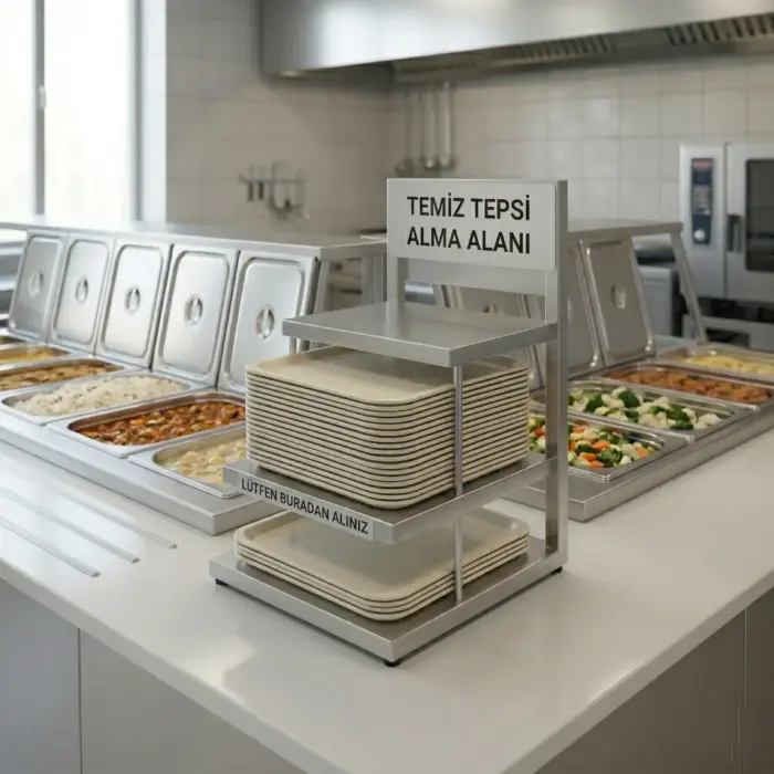 37x53 cm Kırılmaz Fiber Polyester Tepsi 3753.FP - Görsel 7