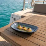Blue Nebula 7 Parça Yemek Takımı, Çanta Hediyeli, Thermoset Melamin - Görsel 7
