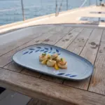 Selva Blue 7 Parça Yemek Takımı, Çanta Hediyeli, Thermoset Melamin - Görsel 7