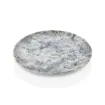HappyChef Eskitme Beton Dokulu Yuvarlak Servis Tabağı 3'lü Set Açık Gri – 25,4 cm