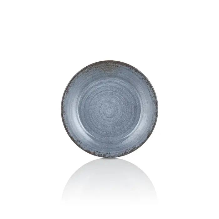 Blue Nebula 6'lı Klasik Yuvarlak Tabak Seti, Ø 17,5 cm - h.1,5 cm , Thermoset Melamin - Görsel 3