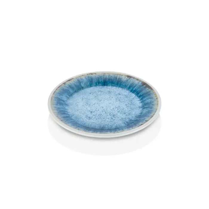 Blue Iris 6'lı Klasik Yuvarlak Tabak Seti, Ø 17,5 cm - h.1,5 cm , Thermoset Melamin - Görsel 4
