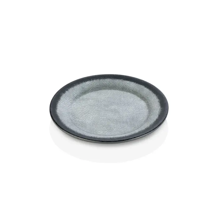 Grey Quartz 6'lı Klasik Yuvarlak Tabak Seti, Ø 17,5 cm - h.1,5 cm , Thermoset Melamin - Görsel 4