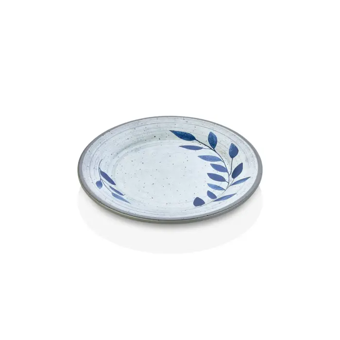 Selva Blu 6'lı Klasik Yuvarlak Tabak Seti, Ø 17,5 cm - h.1,5 cm , Thermoset Melamin - Görsel 4