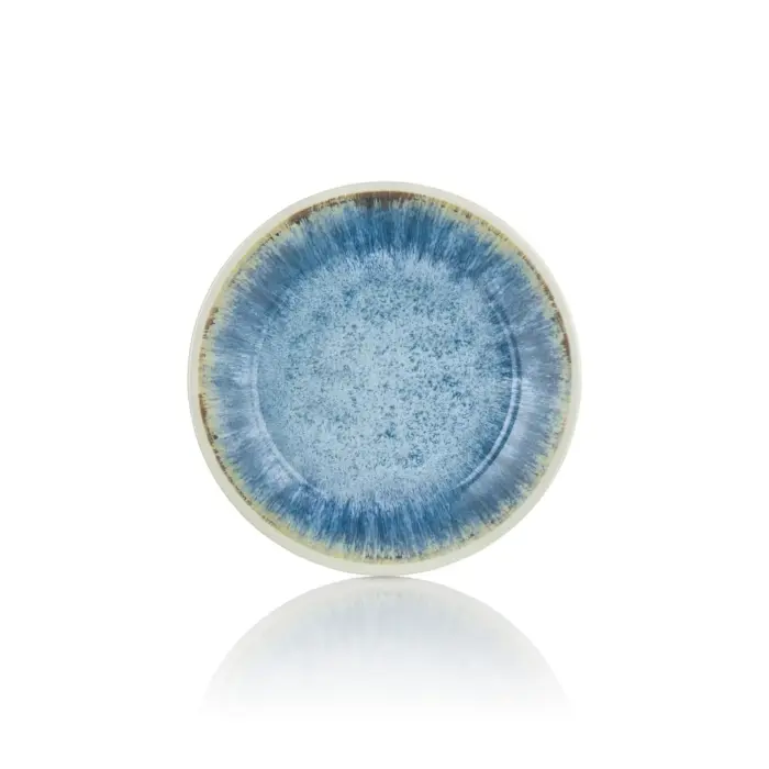 Blue Iris 6'lı Klasik Yuvarlak Tabak Seti, Ø 20 cm - h.1,8 cm , Thermoset Melamin - Görsel 3