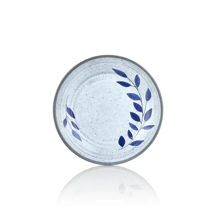 Selva Blu 6'lı Klasik Yuvarlak Tabak Seti, Ø 20 cm - h.1,8 cm , Thermoset Melamin - Görsel 3