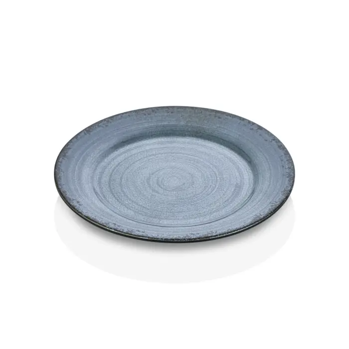 Blue Nebula 3'lü Klasik Yuvarlak Tabak Seti, Ø 23 cm - h.2 cm , Thermoset Melamin - Görsel 4