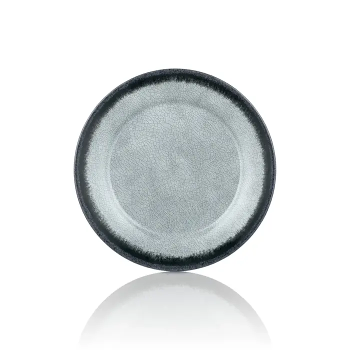 Grey Quartz 3'lü Klasik Yuvarlak Tabak Seti, Ø 23 cm - h.2 cm , Thermoset Melamin - Görsel 3