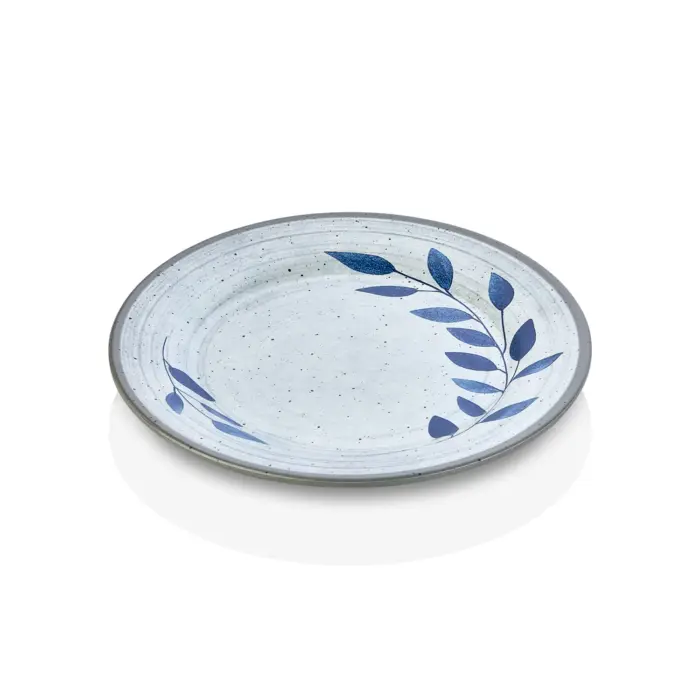 Selva Blu 3'lü Klasik Yuvarlak Tabak Seti, Ø 23 cm - h.2 cm , Thermoset Melamin - Görsel 4