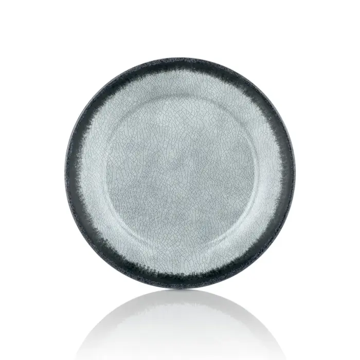 Grey Quartz 3'lü Klasik Yuvarlak Tabak Seti, Ø 25 cm - h.2 cm , Thermoset Melamin - Görsel 3