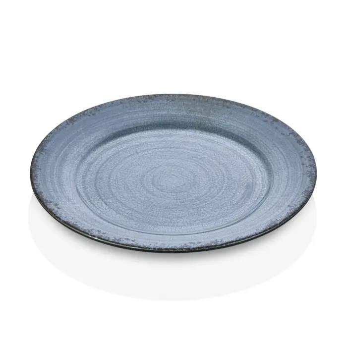 Blue Nebula 3'lü Klasik Yuvarlak Tabak Seti Ø 28 cm - h.2,5 cm , Thermoset Melamin - Görsel 4
