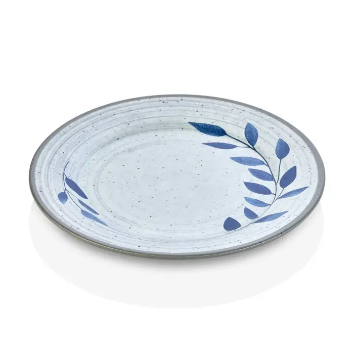Selva Blu 3'lü Klasik Yuvarlak Tabak Seti, Ø 28 cm - h.2,5 cm , Thermoset Melamin - Görsel 4