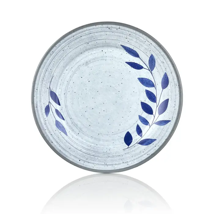 Selva Blu 3'lü Klasik Yuvarlak Tabak Seti, Ø 28 cm - h.2,5 cm , Thermoset Melamin - Görsel 3