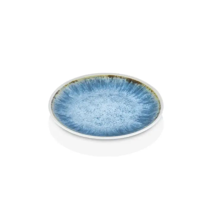 Blue Iris 6'lı Yuvarlak Tabak Seti, Ø 17,5 cm - h.1,8 cm , Thermoset Melamin - Görsel 4