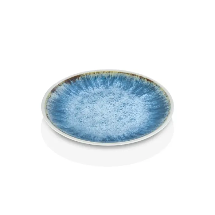 Blue Iris 6'lı Yuvarlak Tabak Seti, Ø 20 cm - h.2 cm , Thermoset Melamin - Görsel 4
