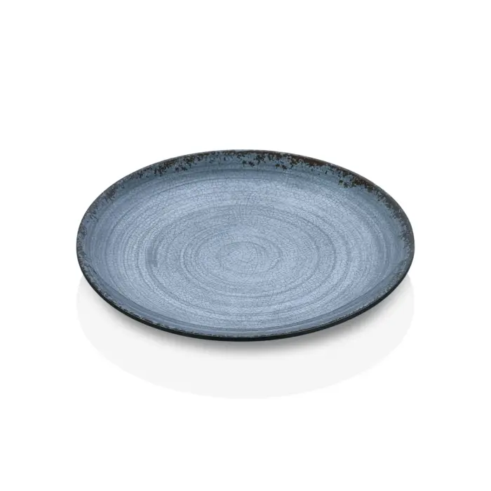 Blue Nebula 3'lü Yuvarlak Tabak Seti, Ø 23 cm - h.2,1 cm , Thermoset Melamin - Görsel 4