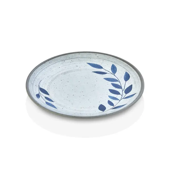Selva Blu 3'lü Yuvarlak Tabak Seti, Ø 23 cm - h.2,1 cm , Thermoset Melamin - Görsel 4