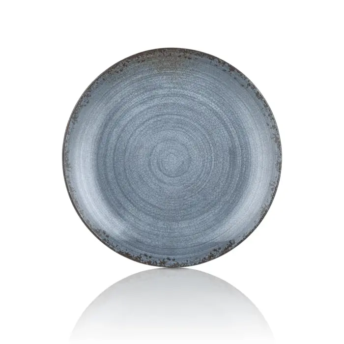 Blue Nebula 3'lü Yuvarlak Tabak Seti, Ø 25 cm - h.2,3 cm , Thermoset Melamin - Görsel 3