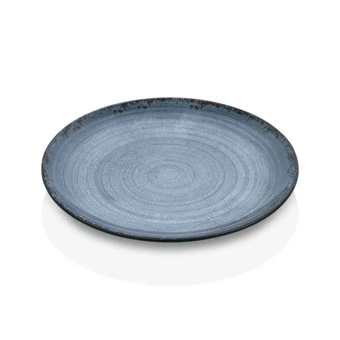 Blue Nebula 3'lü Yuvarlak Tabak Seti, Ø 25 cm - h.2,3 cm , Thermoset Melamin - Görsel 4