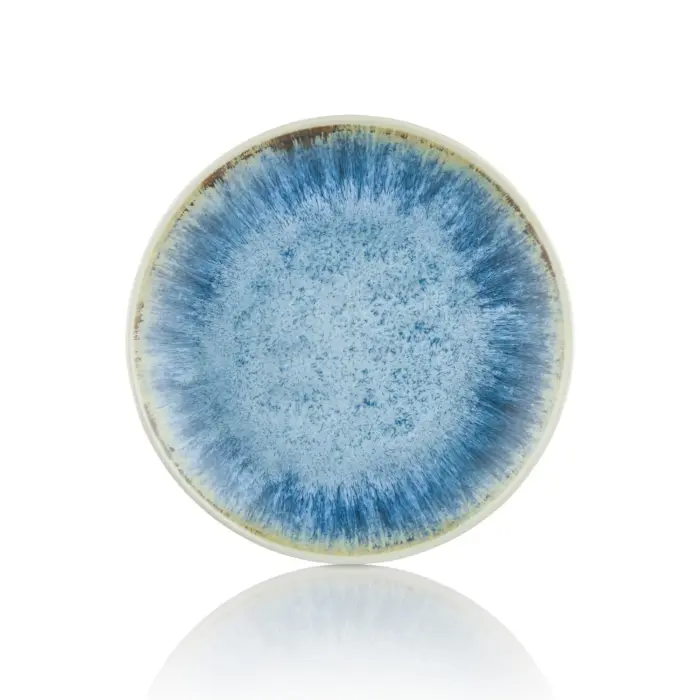 Blue Iris 3'lü Yuvarlak Tabak Seti, Ø 25 cm - h.2,3 cm , Thermoset Melamin - Görsel 3