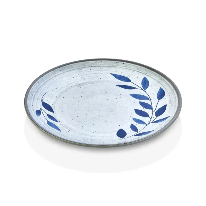 Selva Blu 3'lü Yuvarlak Tabak Seti, Ø 25 cm - h.2,3 cm , Thermoset Melamin - Görsel 4