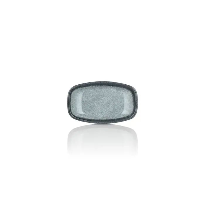 Grey Quartz 6'lı Kare Kayık Tabak Seti, 14x8,5 cm - h.2,3 cm , Thermoset Melamin - Görsel 3