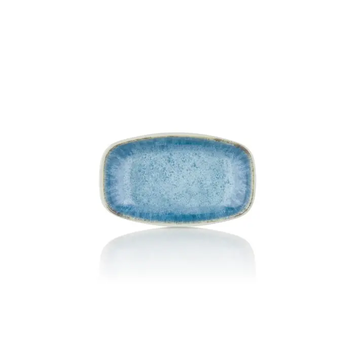 Blue Iris 6'lı Kare Kayık Tabak Seti, 17,8x10,8 cm - h.2,9 cm , Thermoset Melamin - Görsel 3