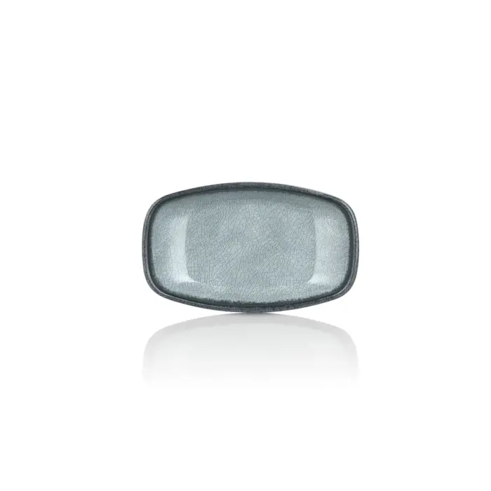 Grey Quartz 6'lı Kare Kayık Tabak Seti, 17,8x10,8 cm - h.2,9 cm , Thermoset Melamin - Görsel 3
