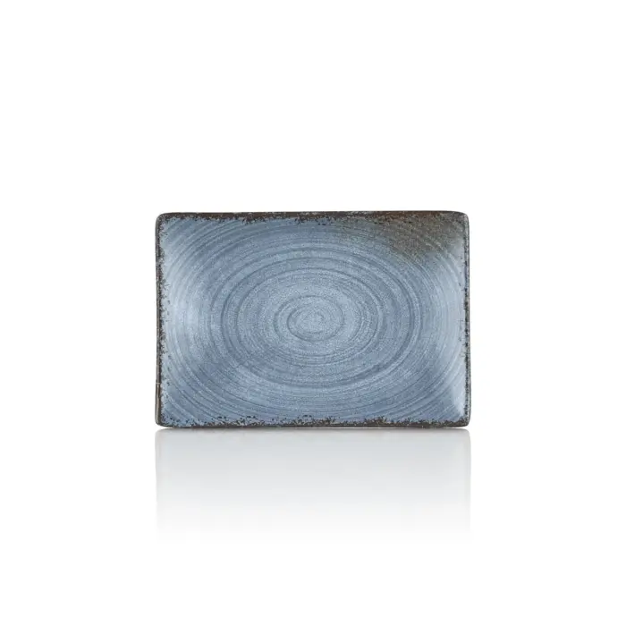 Blue Nebula 6'lı Dikdörtgen Tabak Seti, 20x13,7 cm - h.2,2 cm , Thermoset Melamin - Görsel 3