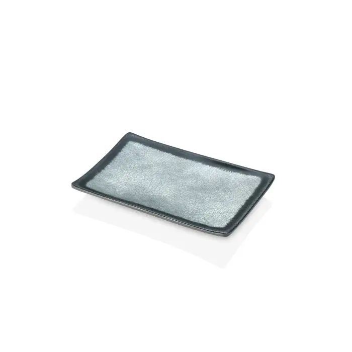 Grey Quartz 6'lı Dikdörtgen Tabak Seti, 20x13,7 cm - h.2,2 cm , Thermoset Melamin - Görsel 4