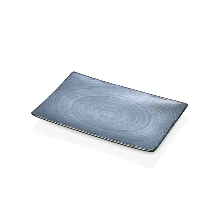 Blue Nebula 3'lü Dikdörtgen Tabak Seti, 24,9x17,2 cm - h.2,3 cm , Thermoset Melamin - Görsel 4