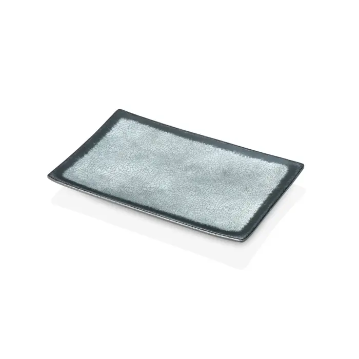 Grey Quartz 3'lü Dikdörtgen Tabak Seti, 24,9x17,2 cm - h.2,3 cm , Thermoset Melamin - Görsel 4