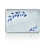 Selva Blu 3'lü Dikdörtgen Tabak Seti, 30x20,7 cm - h.2,5 cm , Thermoset Melamin - Görsel 3