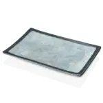 Grey Quartz 2'li Dikdörtgen Tabak Seti, 34,6x23,7 cm - h.3,1 cm , Thermoset Melamin - Görsel 4