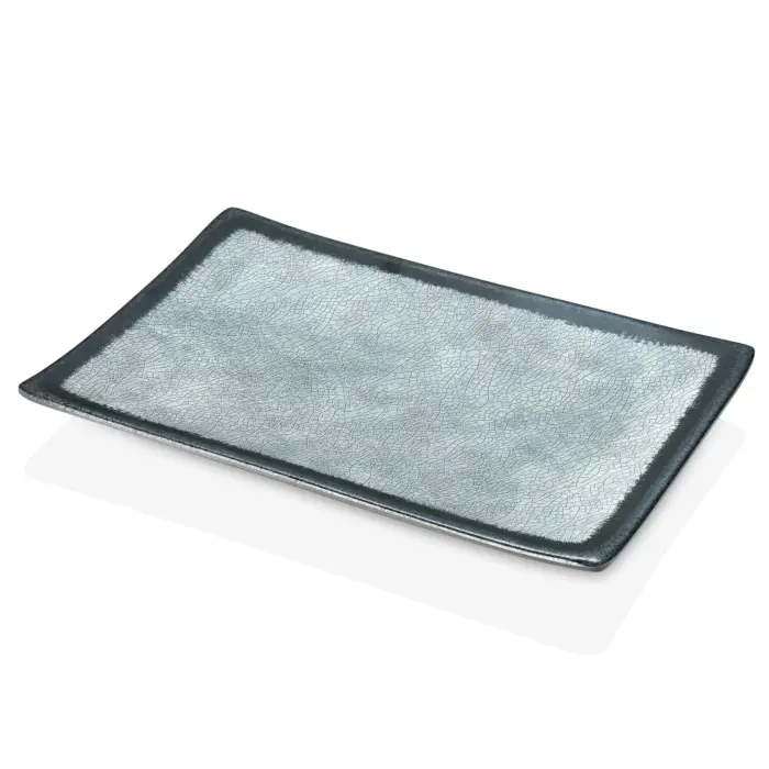 Grey Quartz 2'li Dikdörtgen Tabak Seti, 34,6x23,7 cm - h.3,1 cm , Thermoset Melamin - Görsel 4