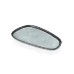 Grey Quartz 3'lü Trapezoid Tabak Seti, 27x15 cm - h.2 cm , Thermoset Melamin - Görsel 4